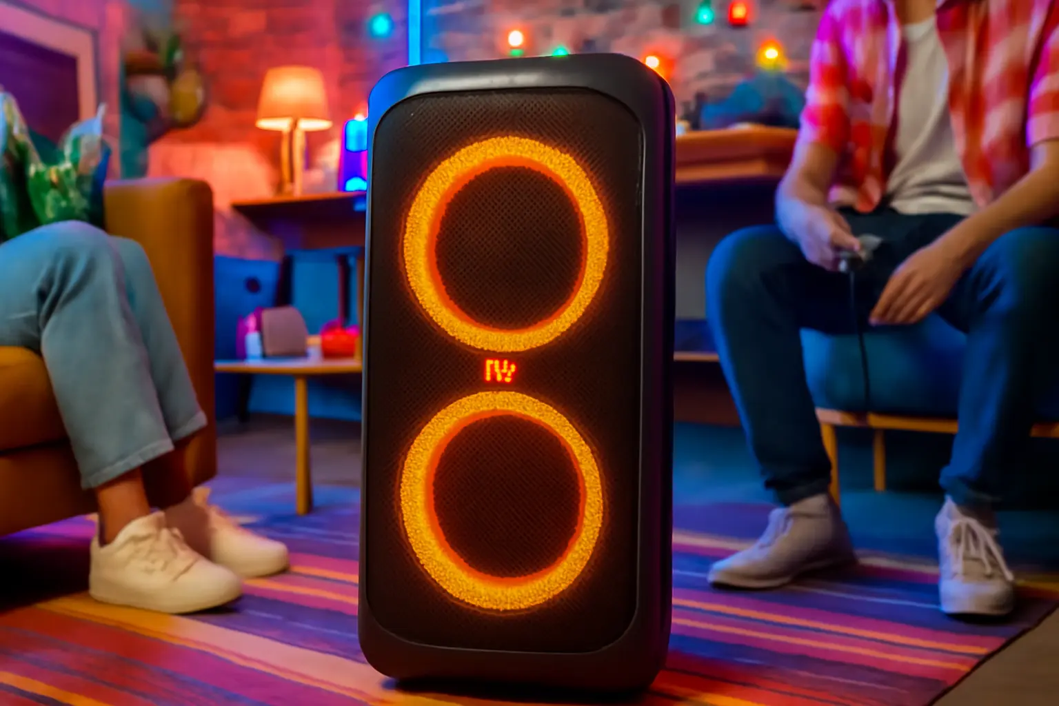 Caixa de Som Bluetooth JBL Partybox Stage 320 - Potência e Diversão Sem Fios