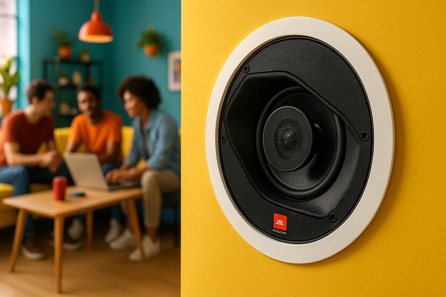 Caixa Acústica JBL CI6SA Plus: Potência Angulada para Embutir
