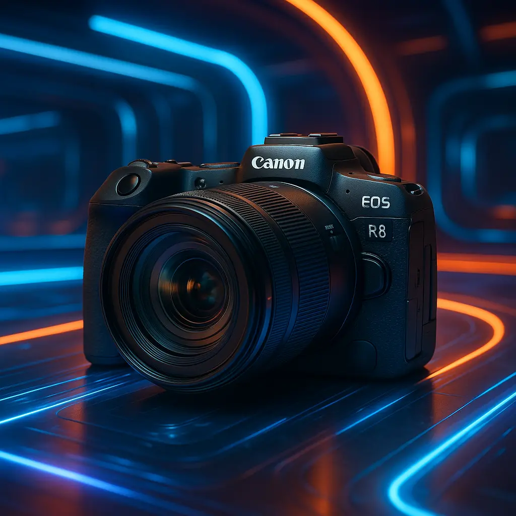 Canon EOS R8 Full-Frame com Vídeo 4K e Autofoco Inteligente