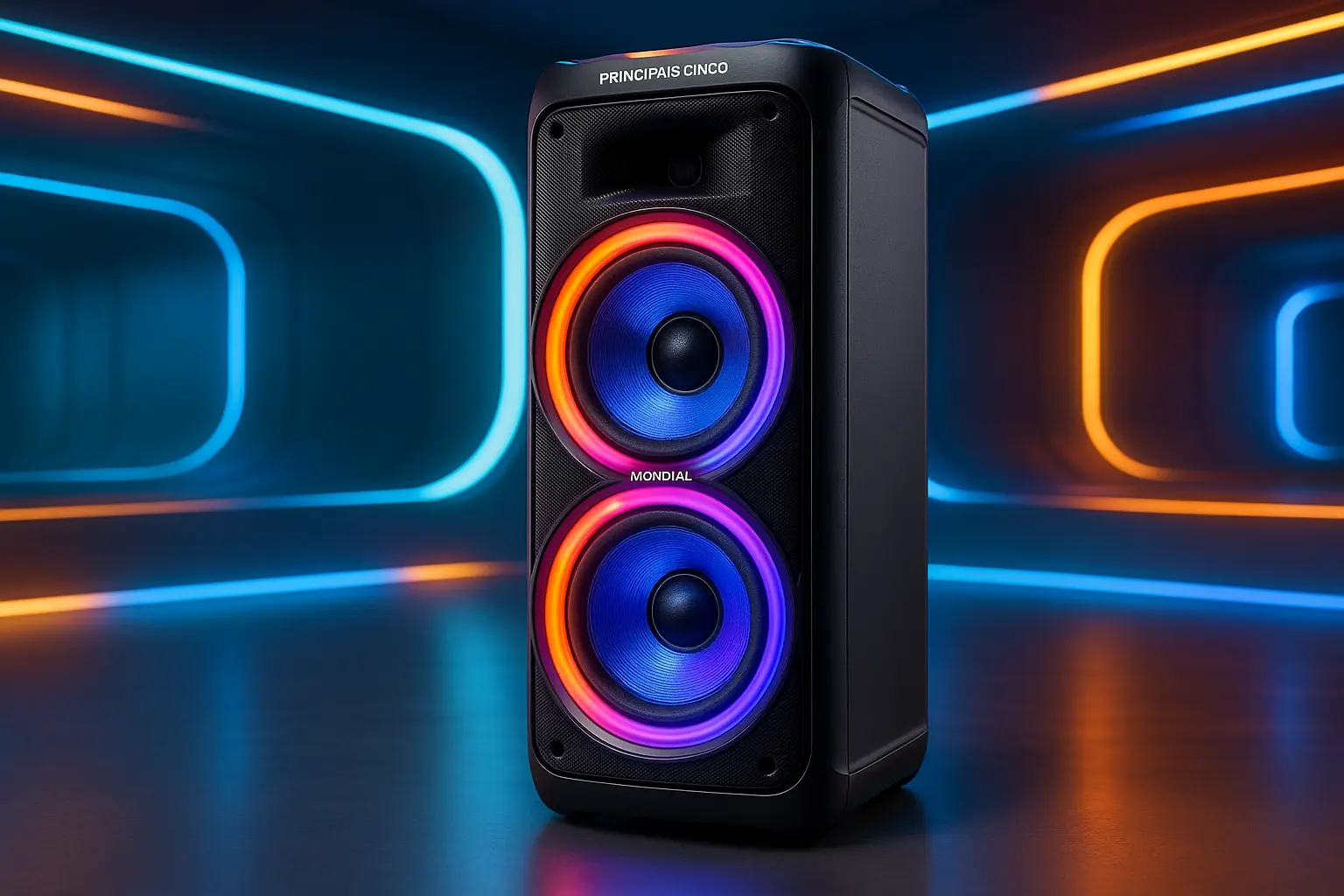 Principais Cinco Caixa de som bluetooth Mondial 550w