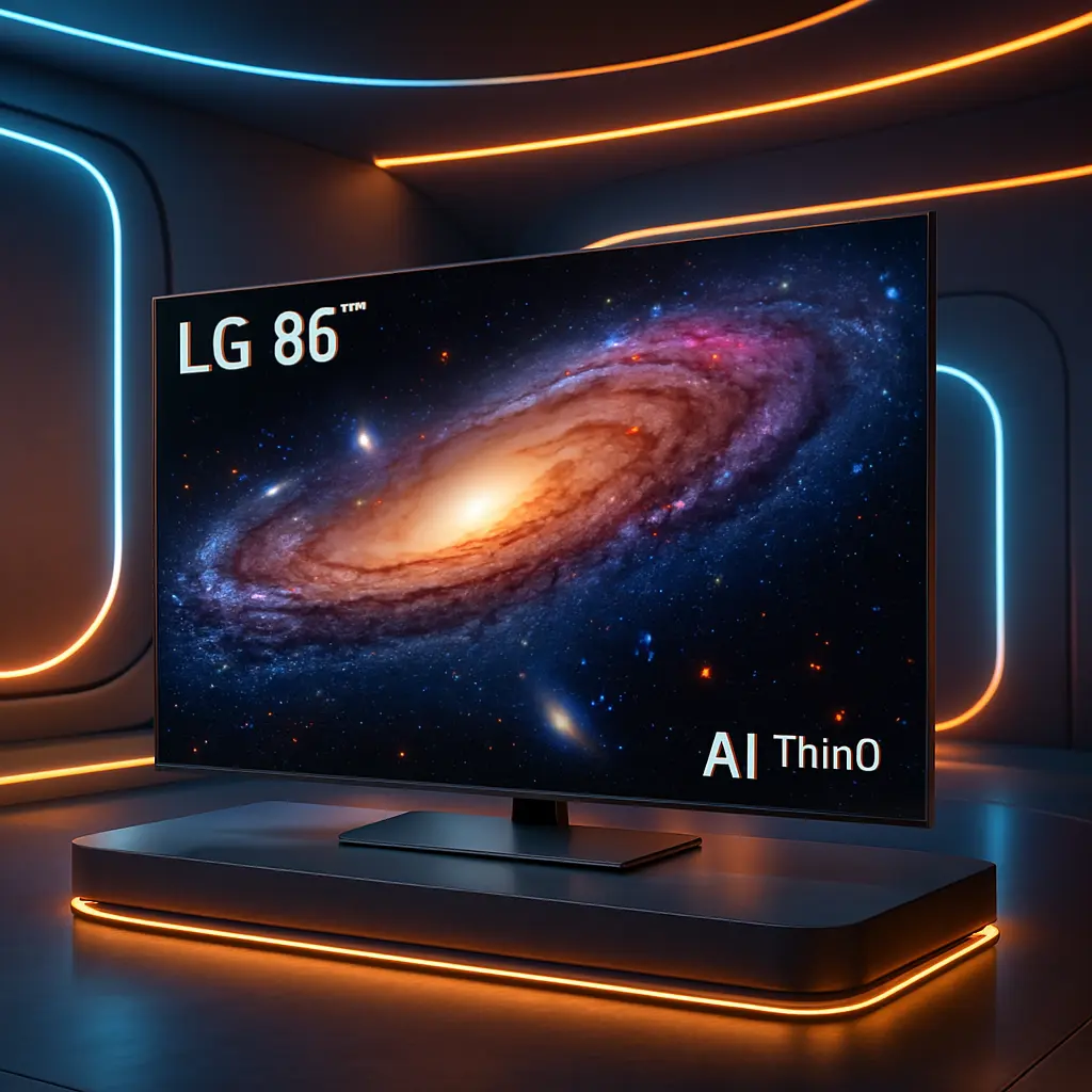 Smart TV LG 86" ThinQ AI: Inteligência e Imersão Total