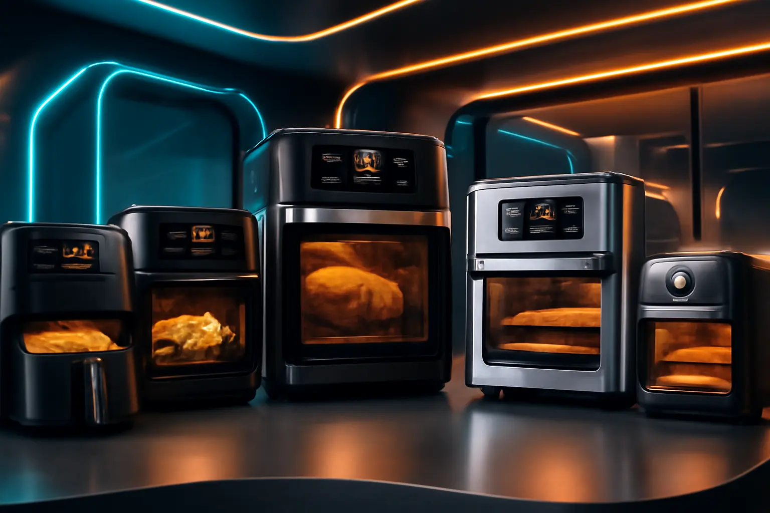 Cinco Principais Modelos de air fryer oven kitchen art