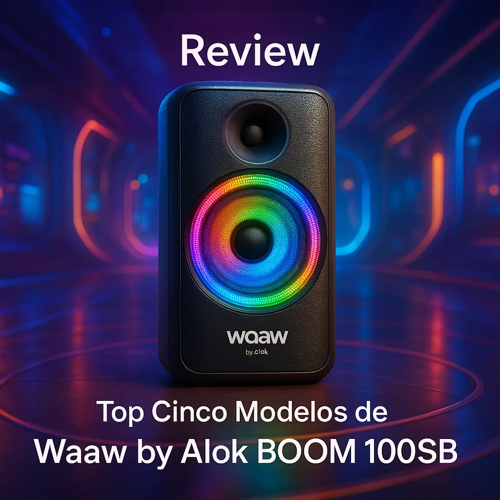 Top Cinco Modelos de caixa de som bluetooth waaw by alok boom 100sb
