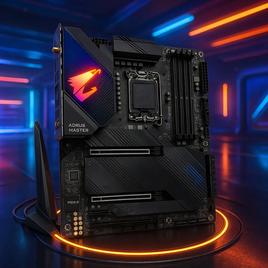 Z890 AORUS Master com DDR5 e Wi-Fi 7
