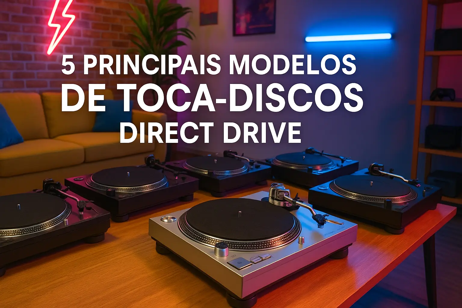 Os 5 Principais Modelos de toca-discos direct drive