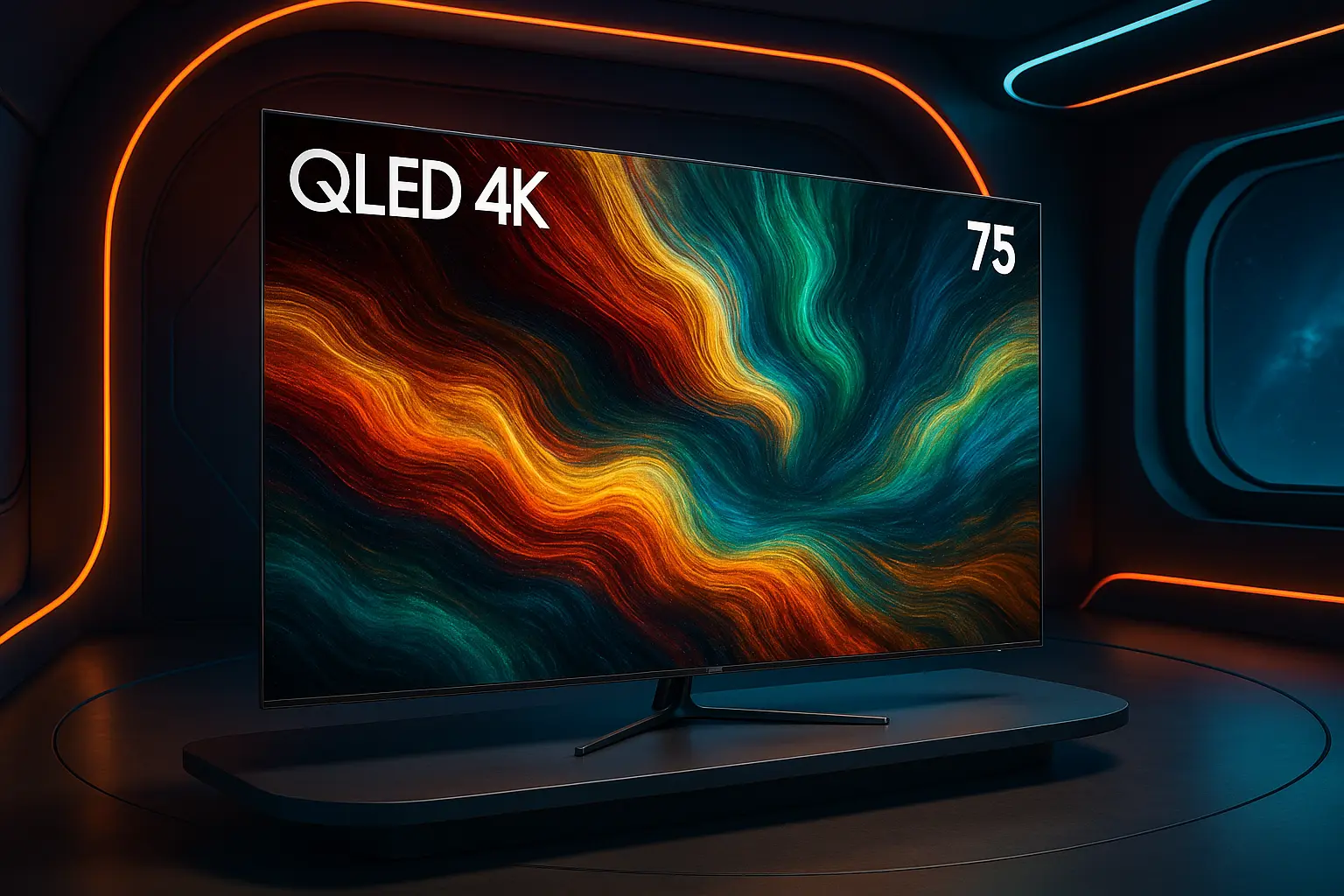 Samsung Smart TV 75" QLED 4K 75Q70D: imagem, performance e inteligência real