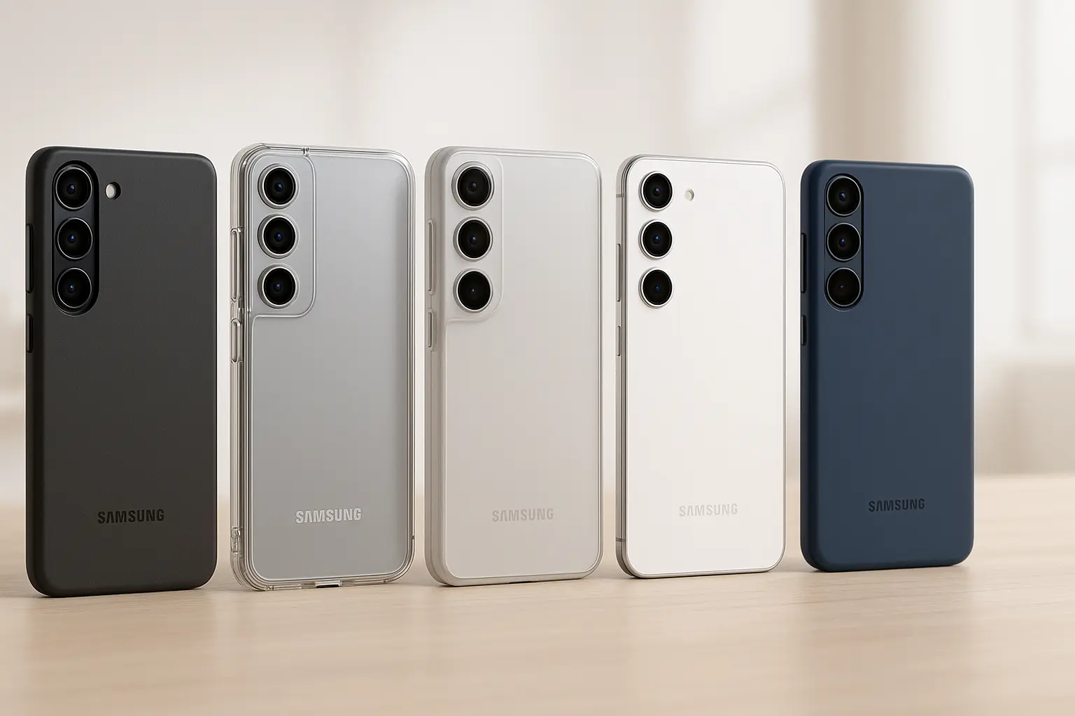 Cinco Melhores Modelos de Samsung Galaxy S25 case