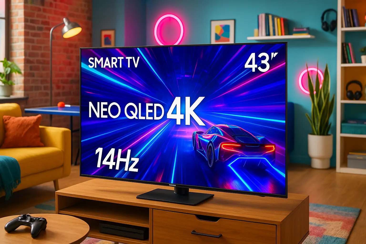 As 5 Melhores Opções de smart TV 43 4k NEO QLED Samsung gaming 144hz