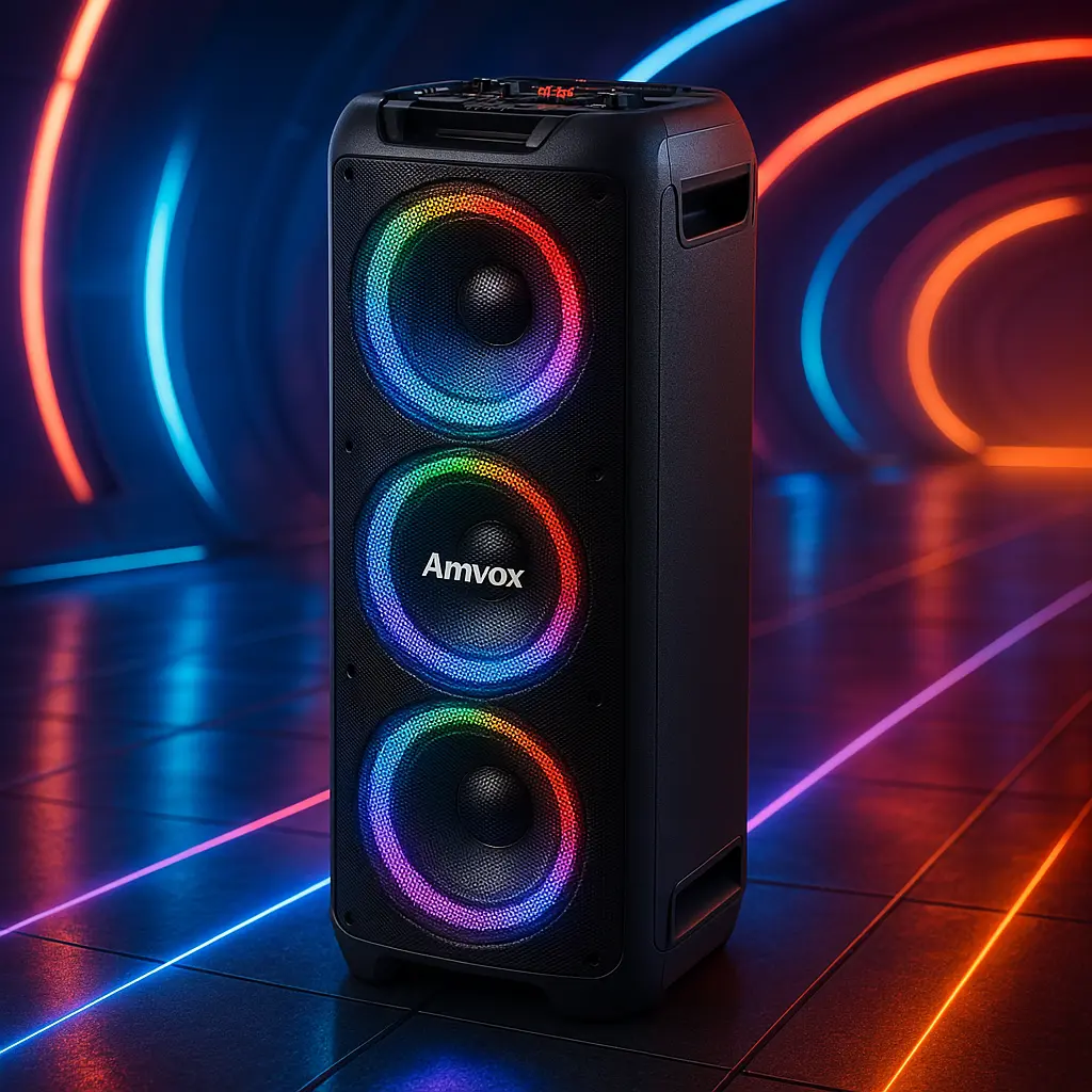 Principais 5 caixa de som Amvox 550w