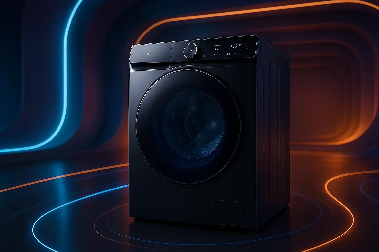 Samsung Bespoke WD14B 14kg Black: Potência e Sofisticação em Cada Lavagem