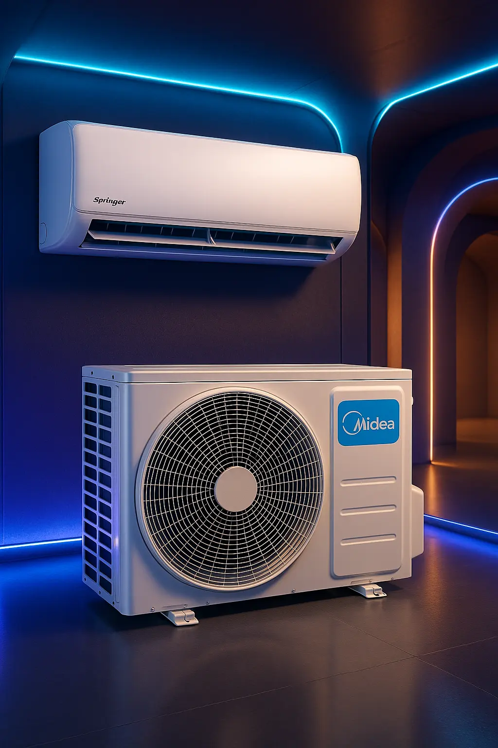 Ar-Condicionado Split Springer Midea 30000 Btus: Potência e Conforto Imediato