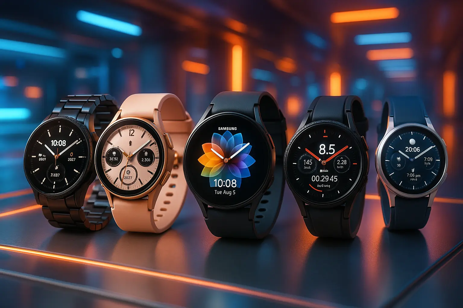 Os 5 Principais Modelos de smartwatch Samsung