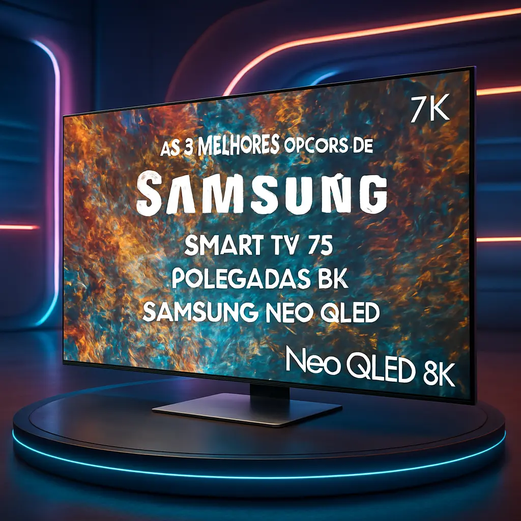 As 5 Melhores Opções de Samsung – smart TV 75 polegadas 8k Samsung NEO QLED.