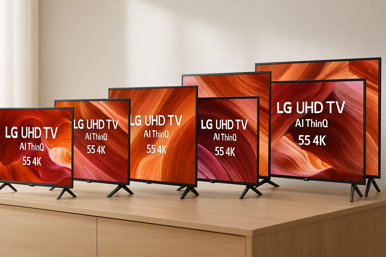 Cinco Principais Modelos de LG uhd TV AI thinq 55 4k