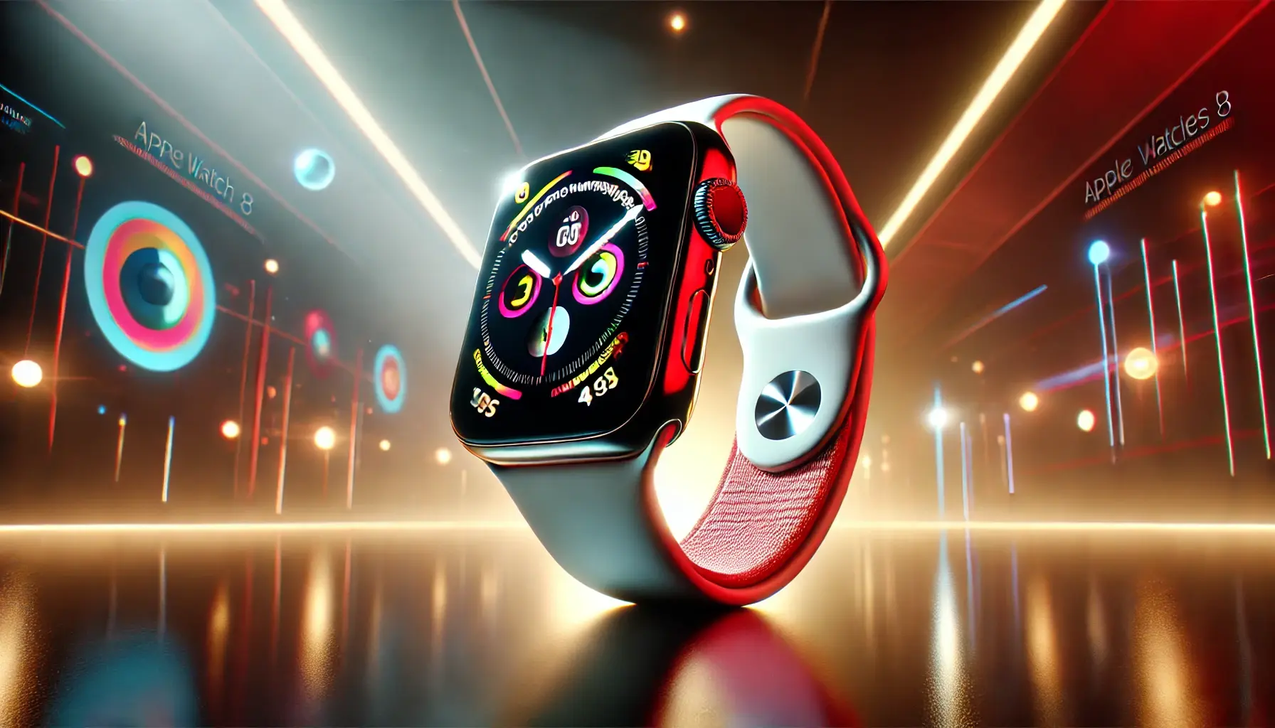 Apple Watch Series 8 (GPS) - Smartwatch com Caixa (PRODUCT) RED de Alumínio – 45 mm