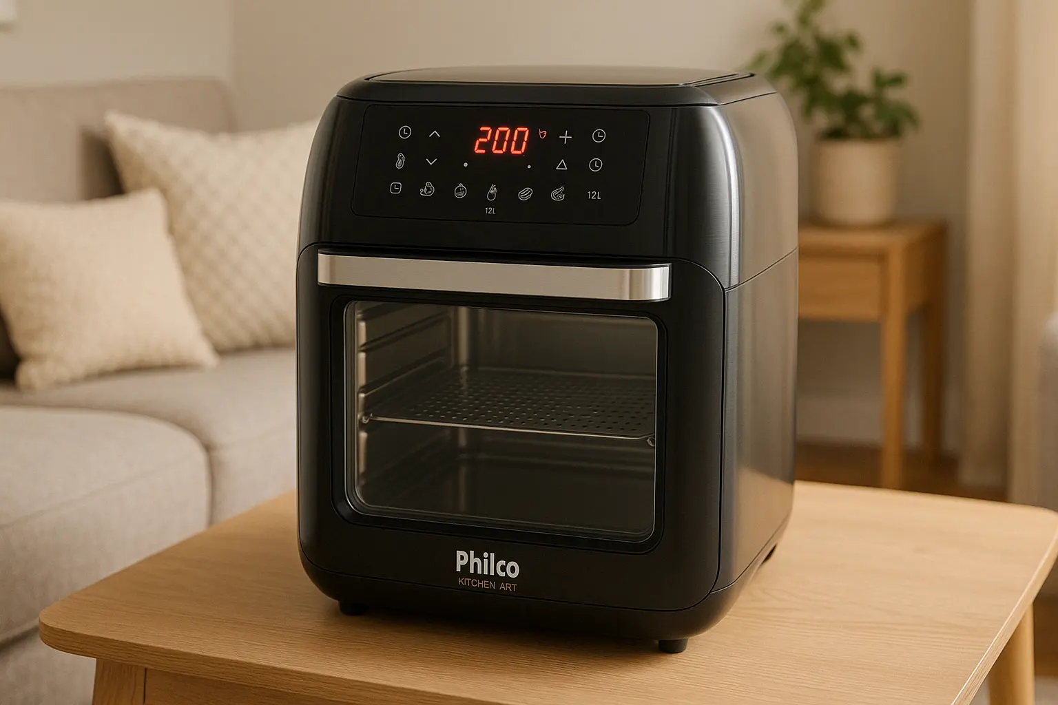 Principais Cinco fritadeira air fryer oven philco kitchen art 12l digital kfr02