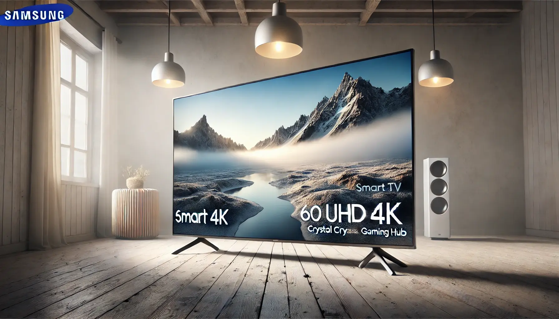 Samsung Smart TV 60" UHD 4K 60DU7700: Processador Crystal 4K e Gaming Hub