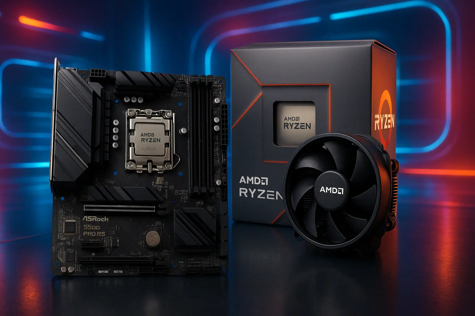 Kit Upgrade AMD Ryzen 5 7600X: Potência e Desempenho Imbatíveis