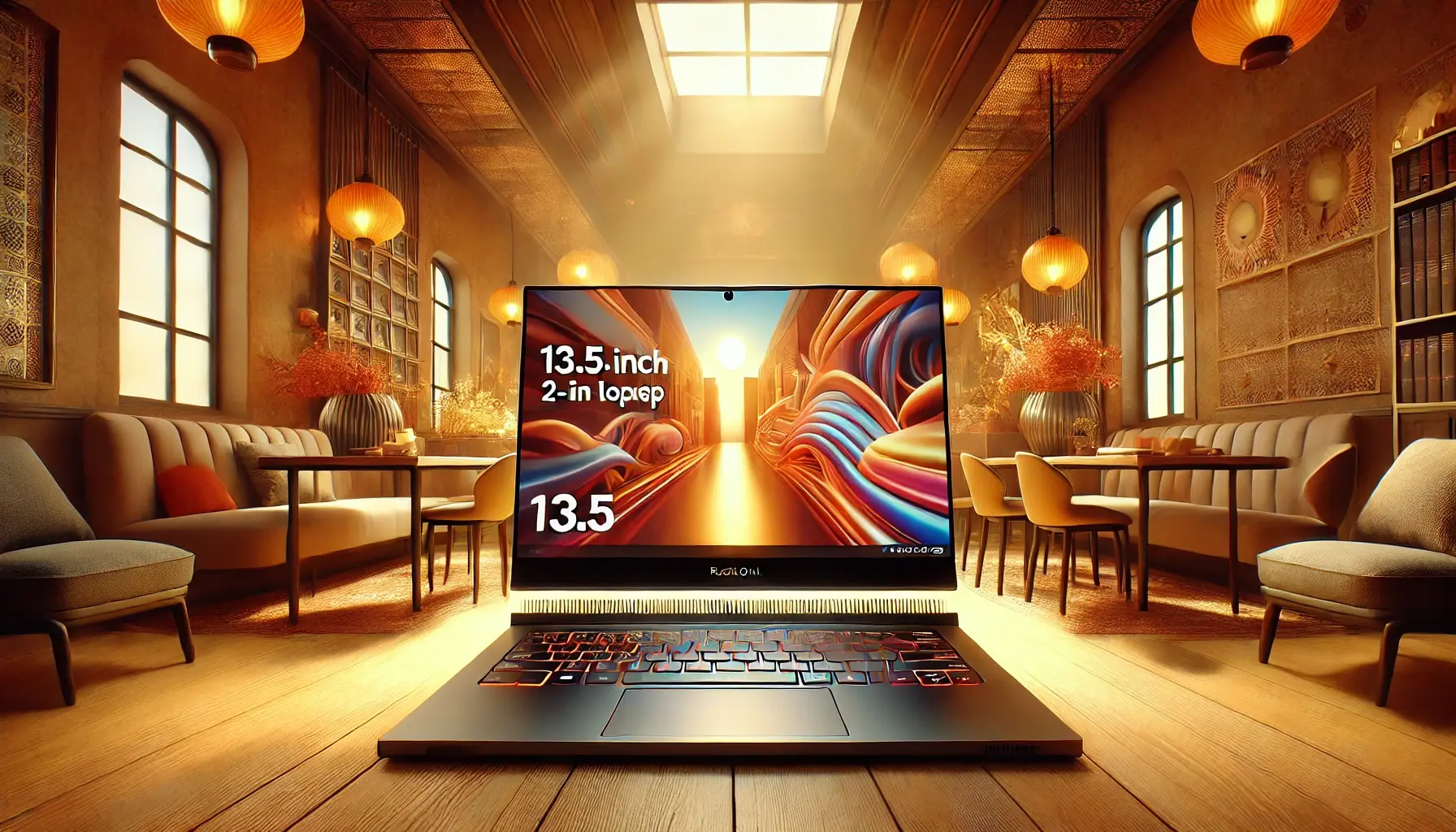 Ruchonin Laptop 2 em 1 de 13,5 Polegadas: Desempenho e Versatilidade em um Design Elegante