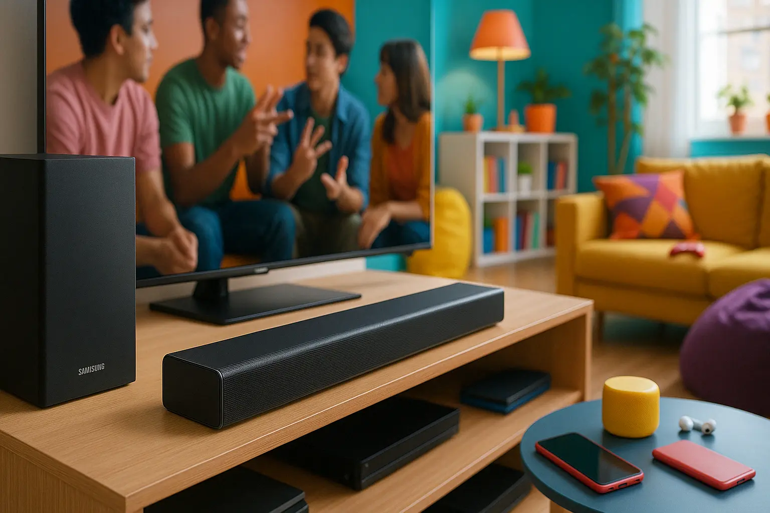 Top Cinco soundbar Samsung b550