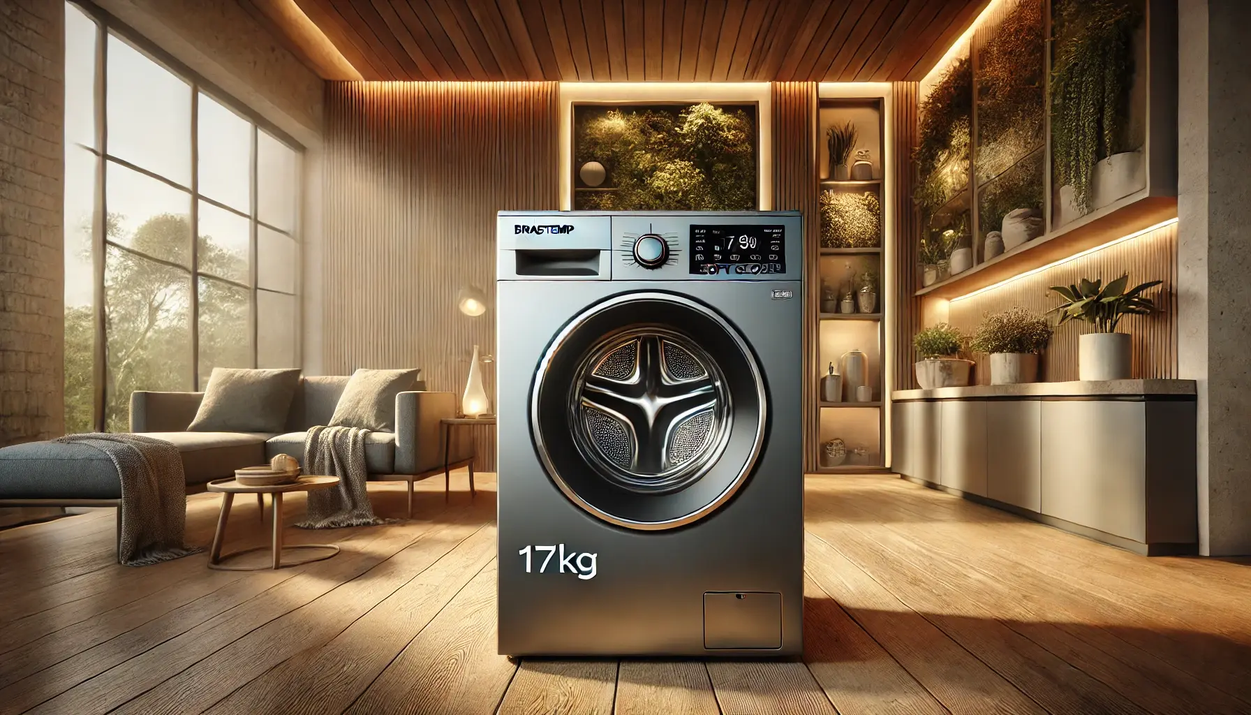 Máquina de Lavar Brastemp 17Kg Cinza Platinum com Design Infinity e Soft Close - BW17LTA 220v: Desempenho e Elegância