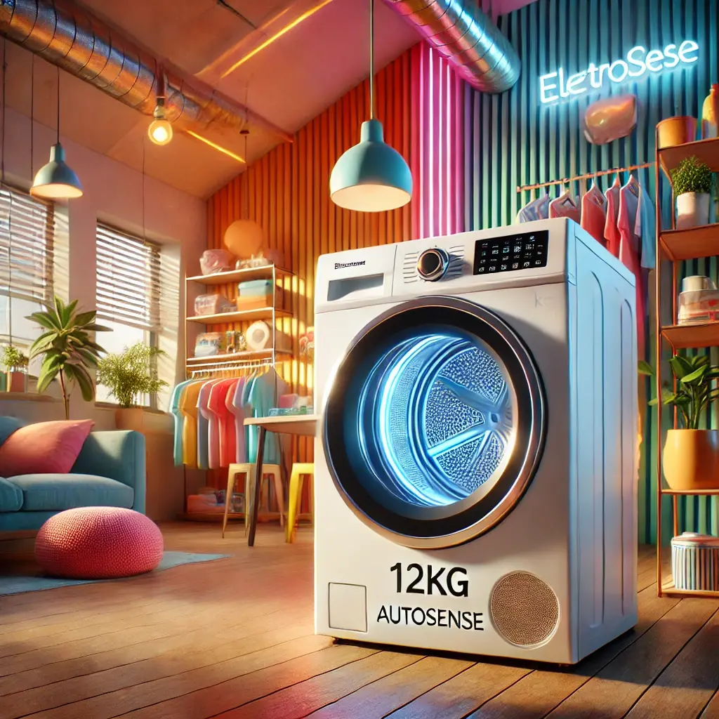 Secadora Electrolux 12Kg com Autosense: Alta capacidade e cuidado com as roupas