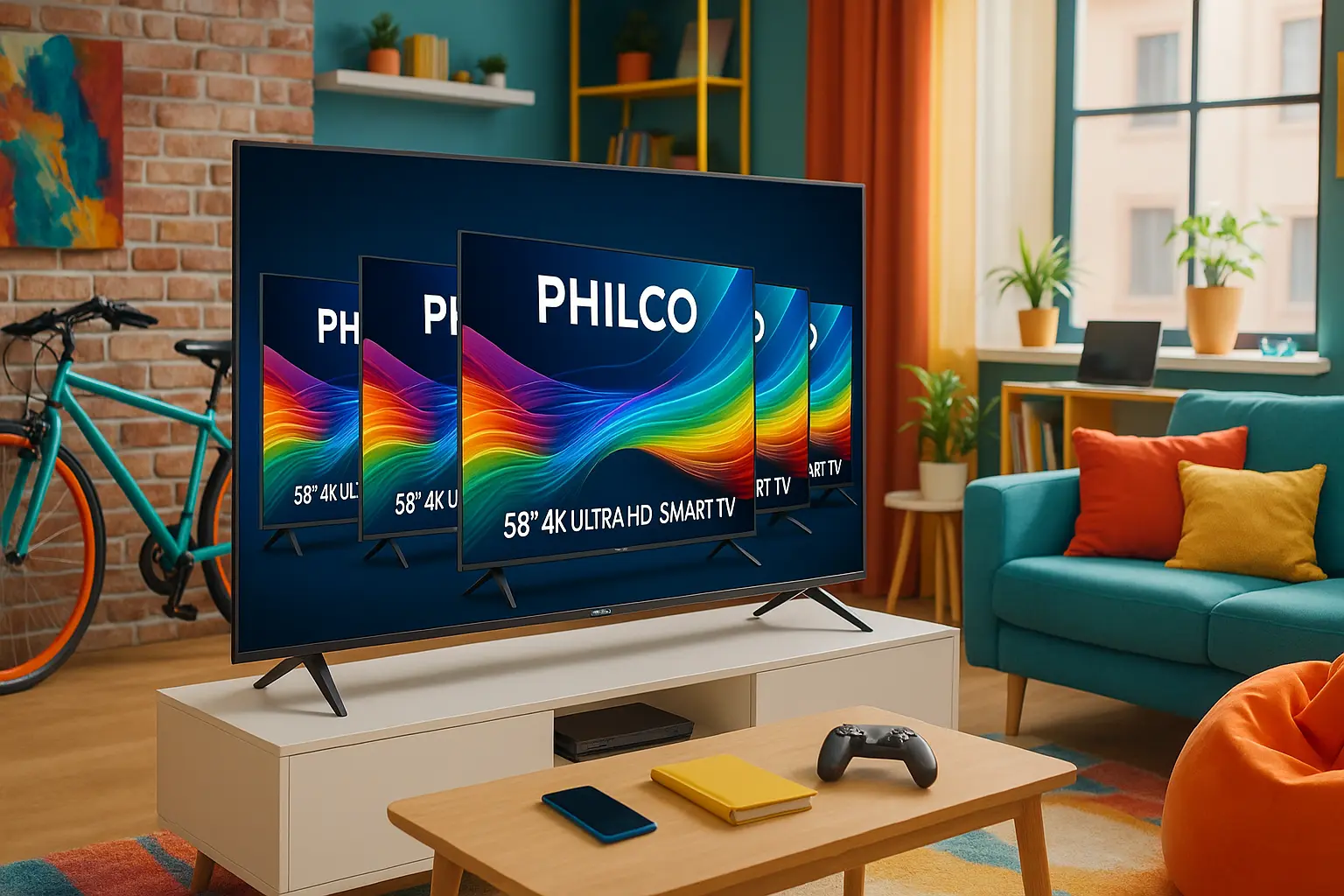 Principais 5 tv 58 polegadas philco