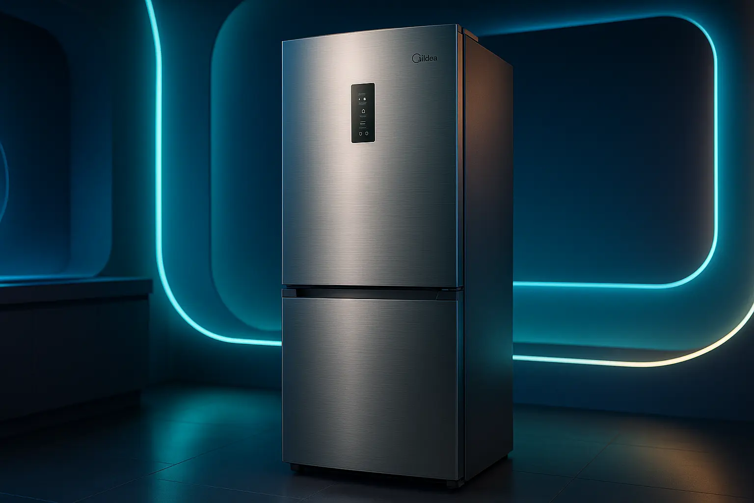 Geladeira Midea SmartSensor 347L: tecnologia que sente o que você precisa