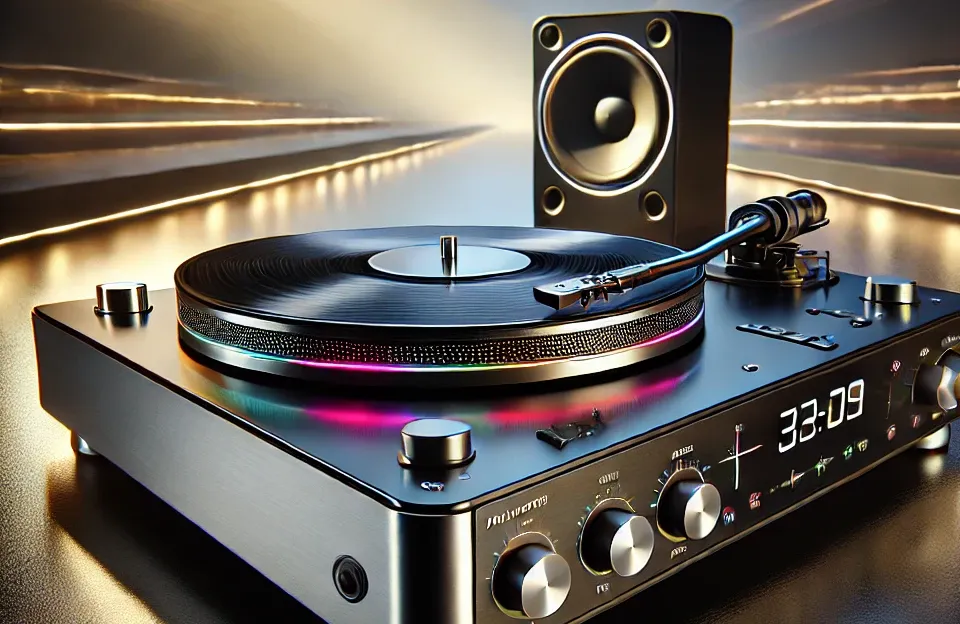 Toca-Discos Belt Drive XTD-67 da Polyvox com Caixa Amplificada Bluetooth: Som de Alta Qualidade e Conectividade Sem Fio