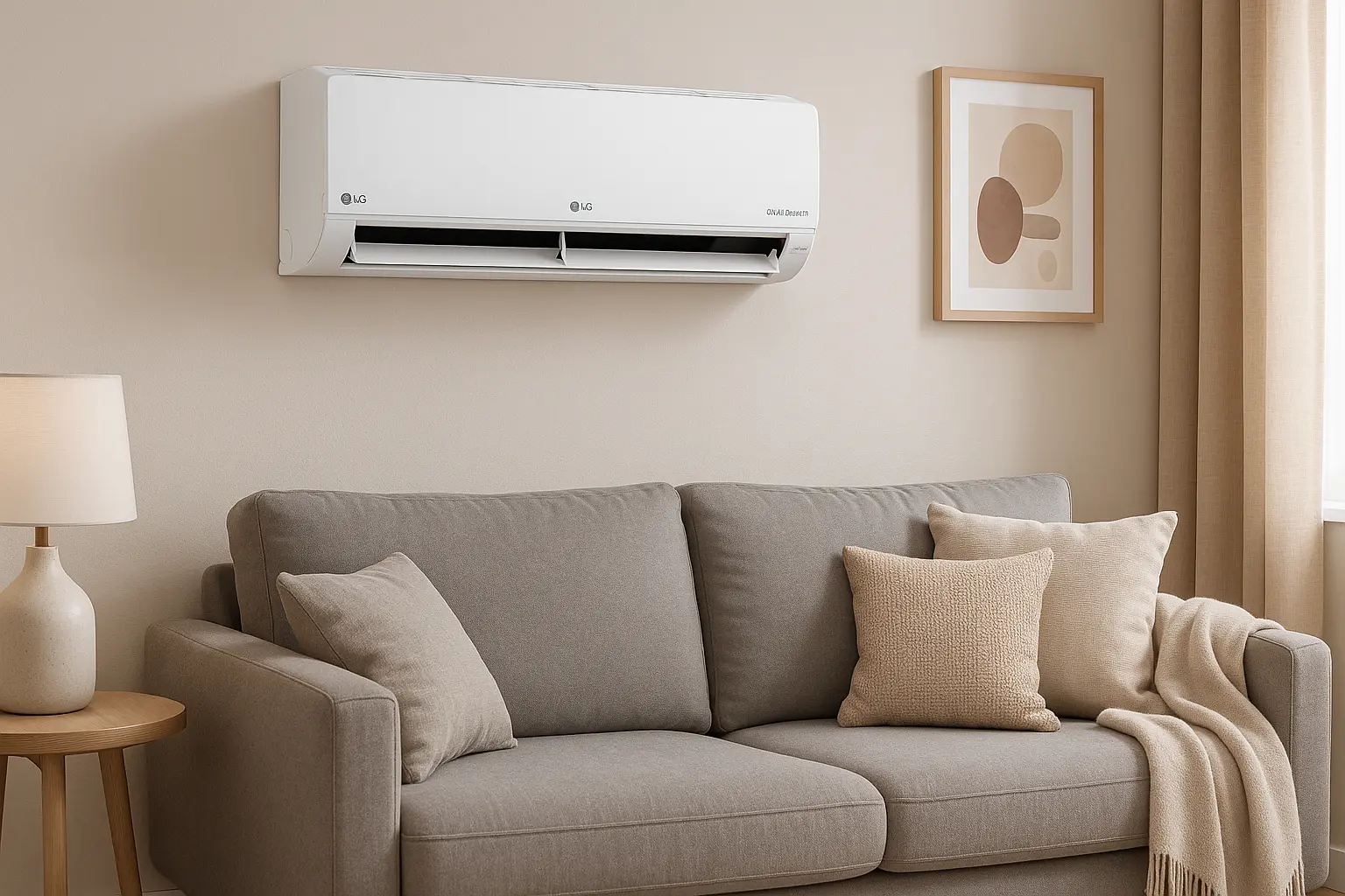 LG Dual Inverter Voice +AI 12.000 BTUs: Frio Eficiente com Comando de Voz