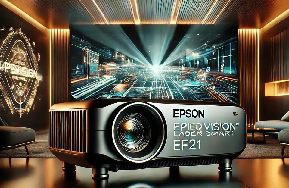 Projetor Epson EpiqVision® Laser Smart EF21: O Melhor para Entretenimento em Casa