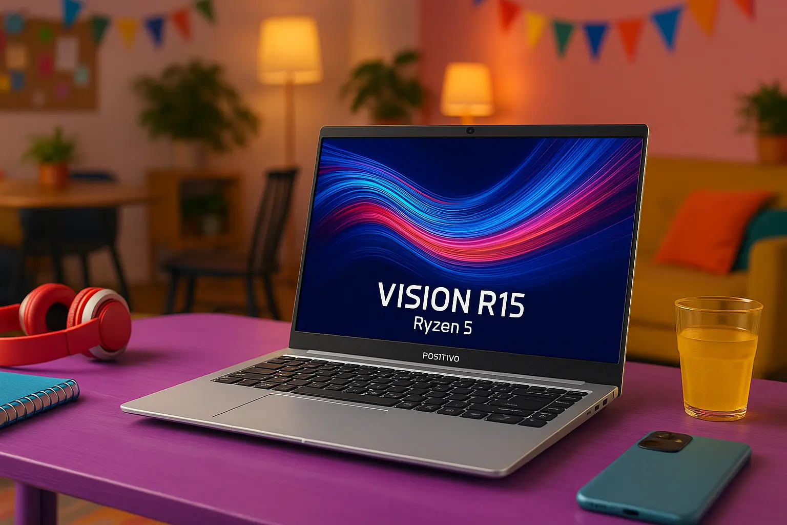 Notebook Positivo Vision R15: Performance e Eficiência com Ryzen 5