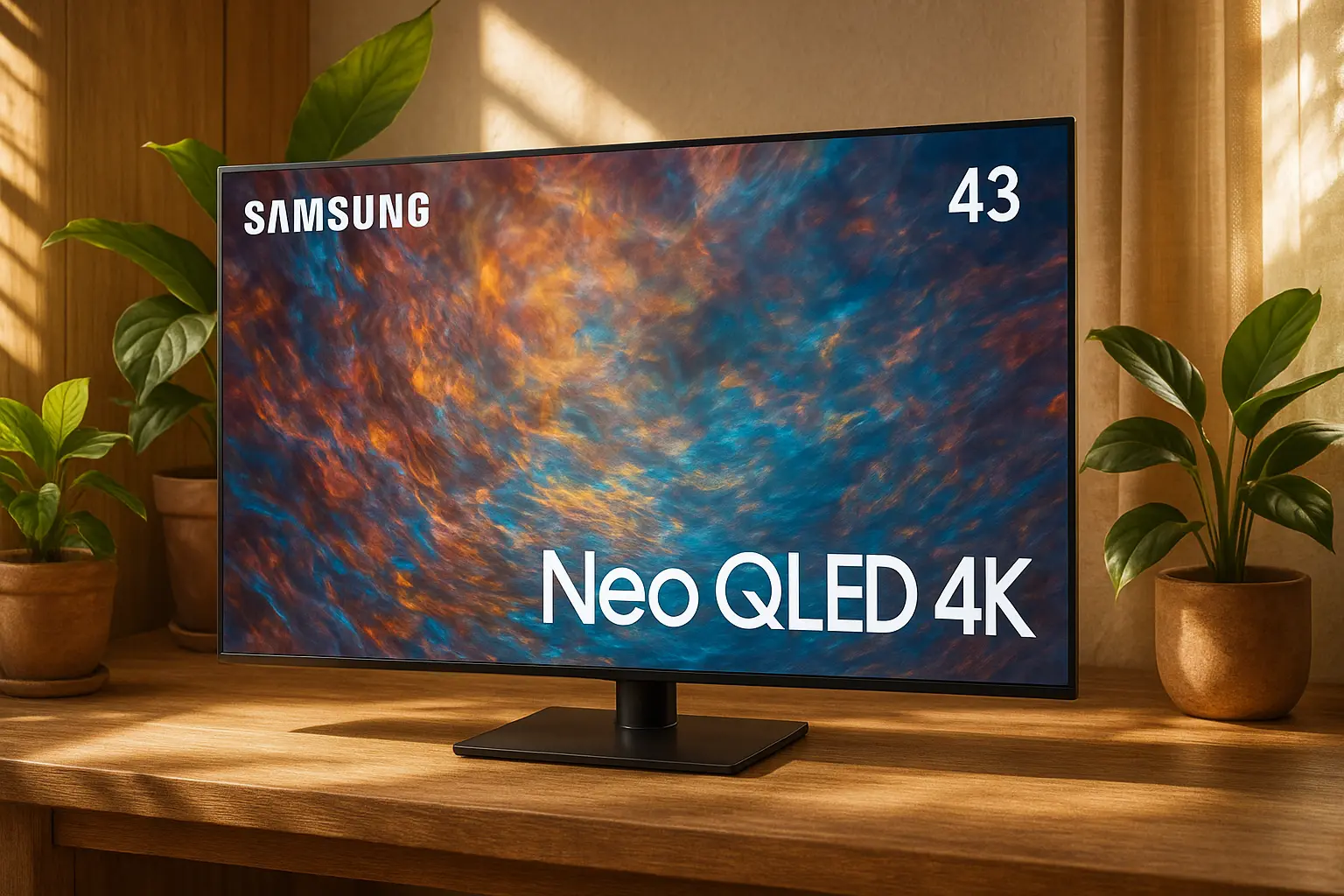 Samsung Smart Gaming TV 43" Neo QLED 4K: Desempenho e Imersão Total