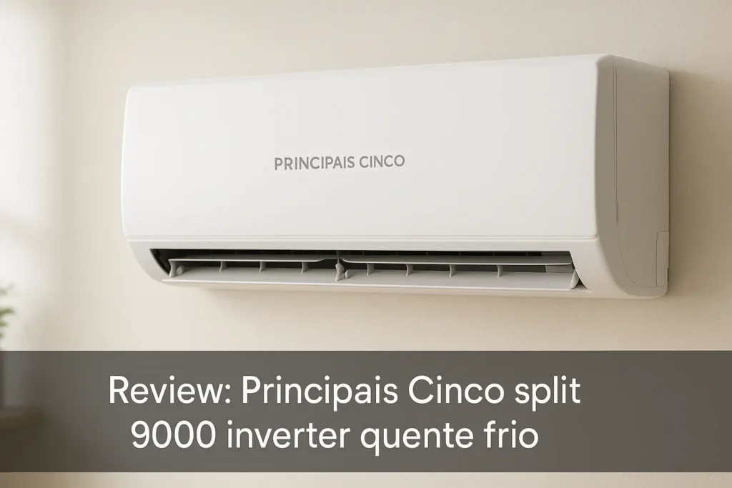 Principais Cinco split 9000 inverter quente frio