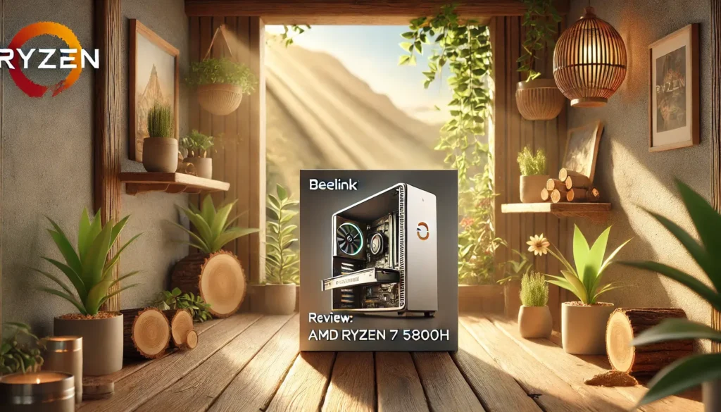 Beelink Mini PC AMD Ryzen 7 5800H - Desempenho e Potência em um Formato Compacto