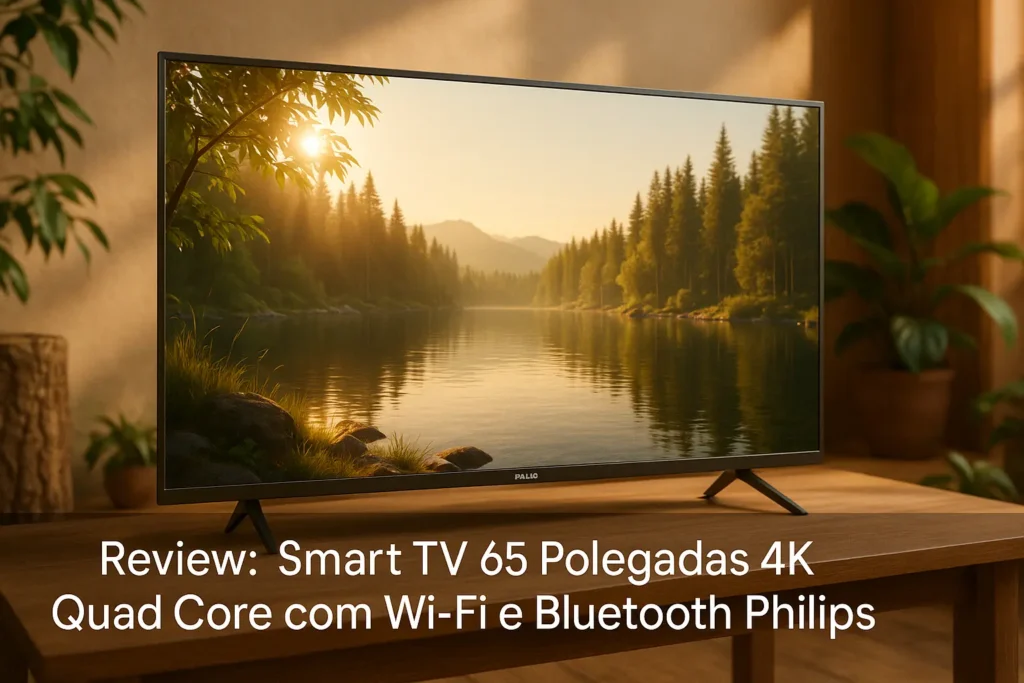 Smart TV 65 Polegadas 4K Quad Core com Wi-Fi e Bluetooth Philips