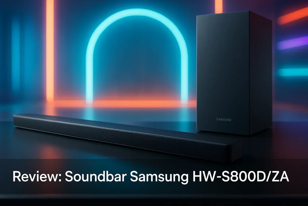 Soundbar Samsung HW-S800D/ZA: Design Slim com Potência Surpreendente