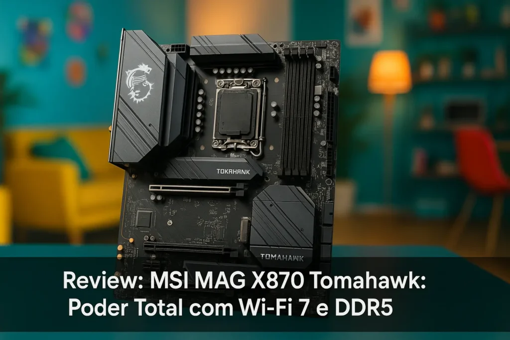 MSI MAG X870 Tomahawk: Poder Total com Wi-Fi 7 e DDR5