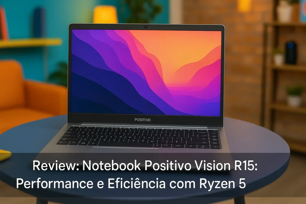 Notebook Positivo Vision R15: Performance e Eficiência com Ryzen 5
