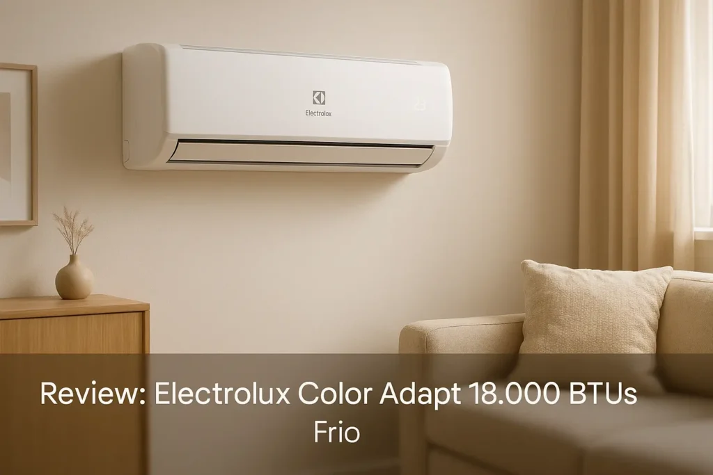 Electrolux Color Adapt 18.000 BTUs Frio: Potência e Estilo para Grandes Ambientes