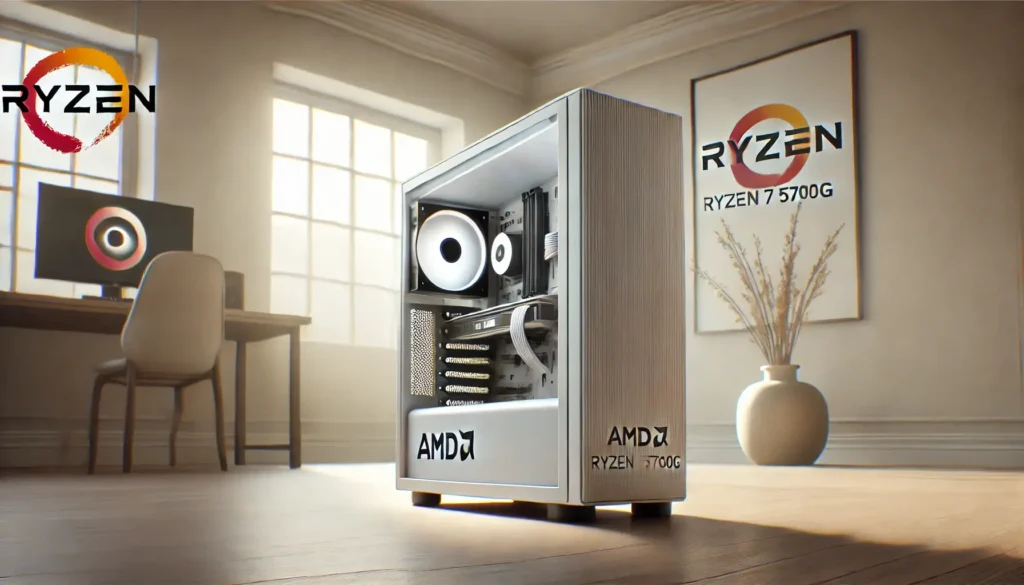 PC Gamer AMD White Ryzen 7 5700G Review: Desempenho e Estilo para Gamers
