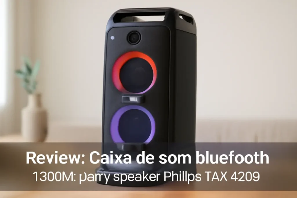 Principais Cinco Caixa de som bluetooth 1300w party speaker Philips tax4209