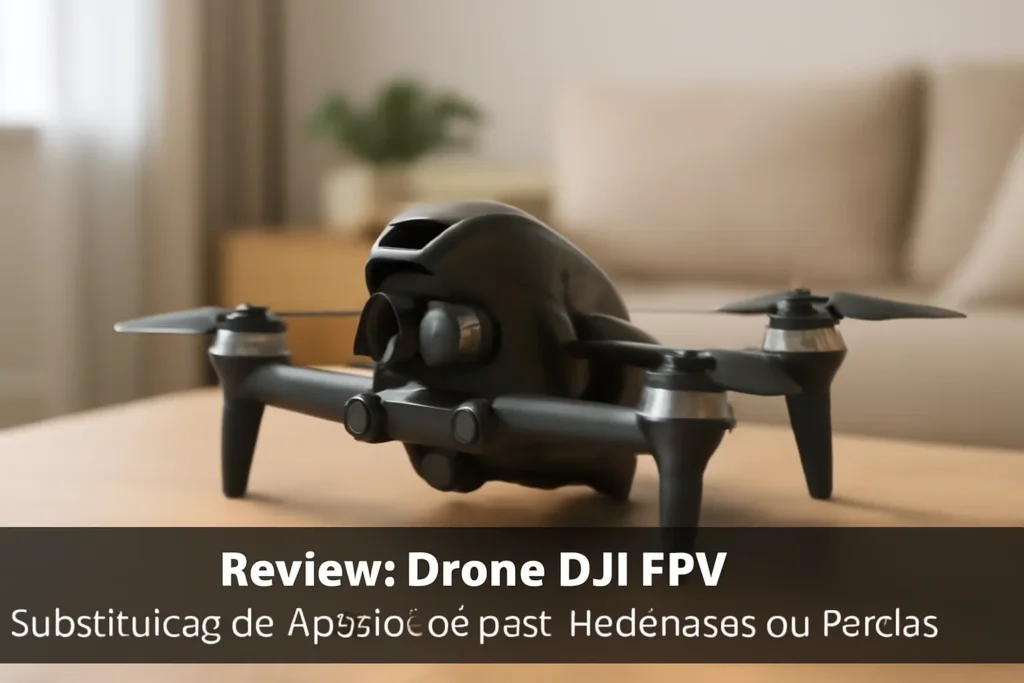 Drone DJI FPV: Substituição de Aeronaves para Acidentes ou Perdas