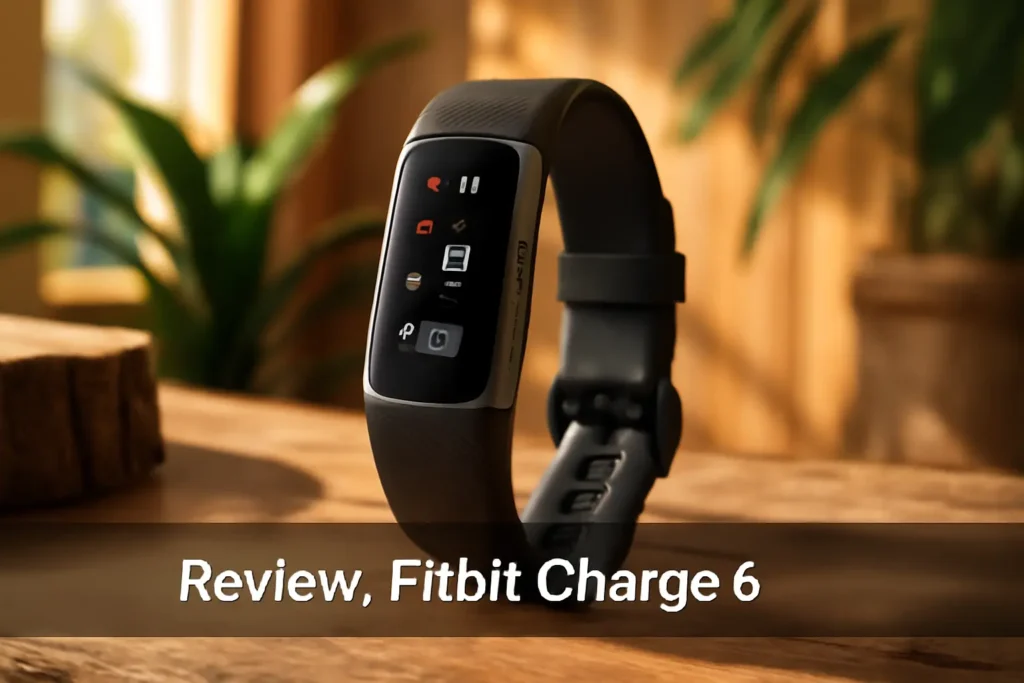 Fitbit Charge 6: Rastreio Avançado de Saúde e Fitness com GPS e Ferramentas de Gerenciamento de Estresse