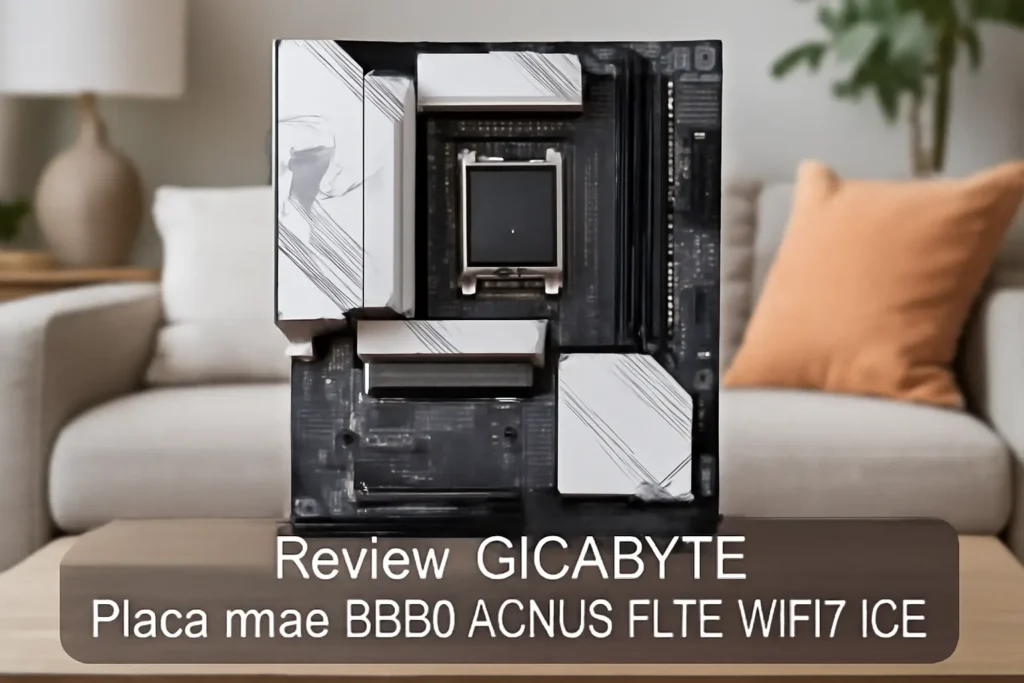 GIGABYTE Placa-mãe B850 AORUS ELITE WIFI7 ICE: Desempenho e Inovação para CPUs AMD Ryzen Série 9000