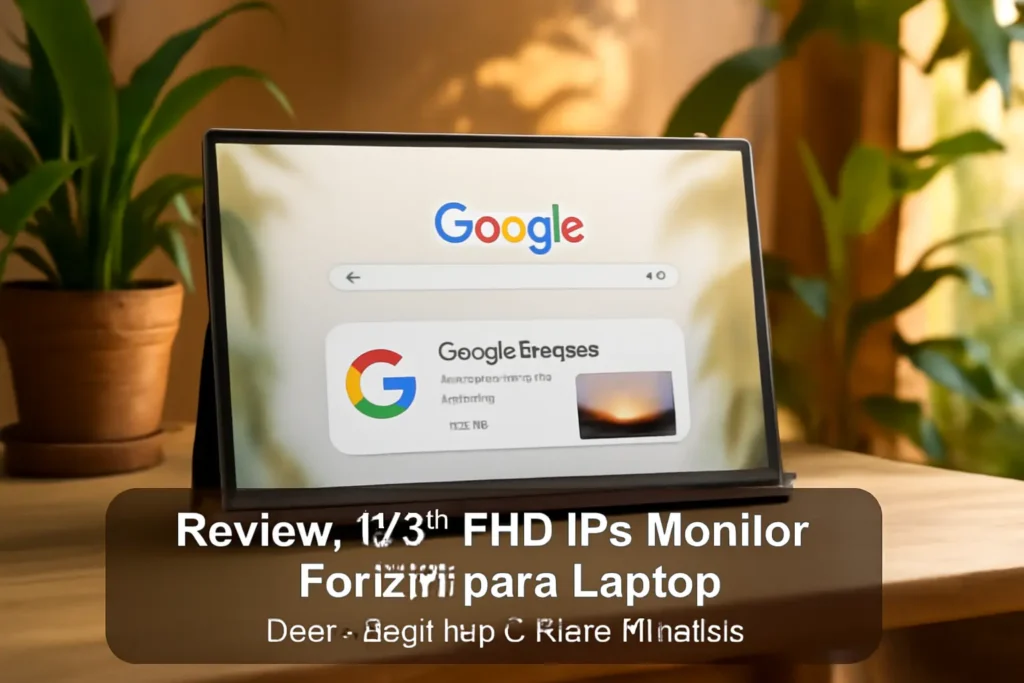 17.3" FHD IPS Monitor Portátil para Laptop: Desempenho e Versatilidade