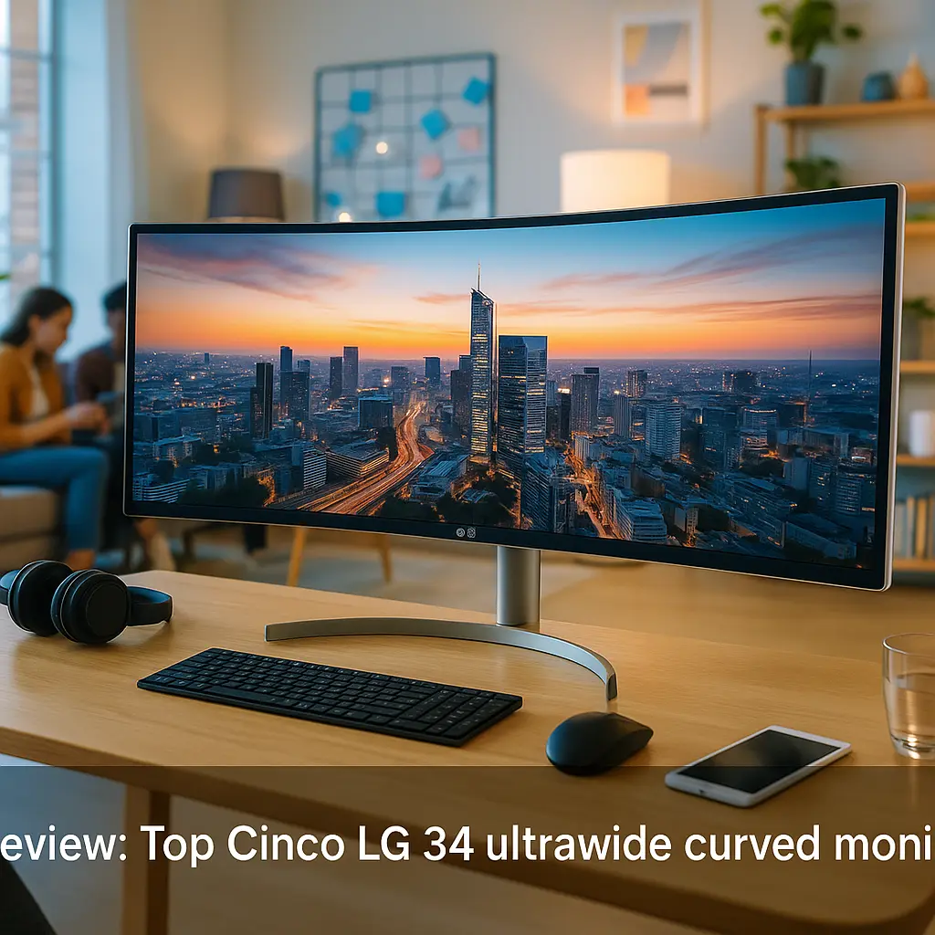 Top Cinco LG 34 ultrawide curved monitor