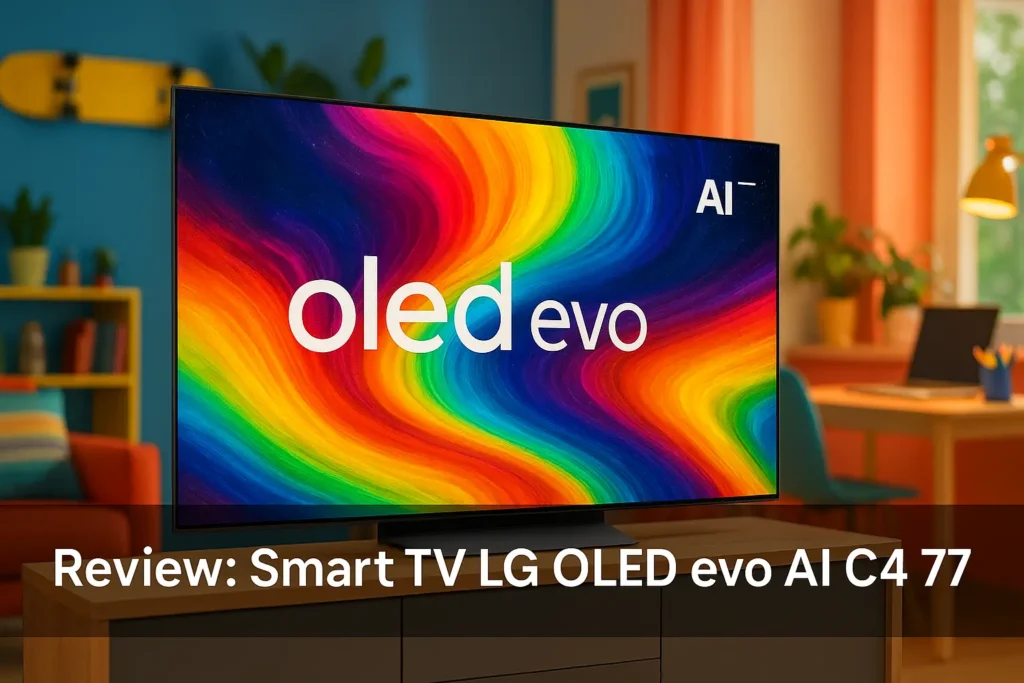 Cinco Principais Modelos de Smart TV LG OLED EVO AI C4 4K 77