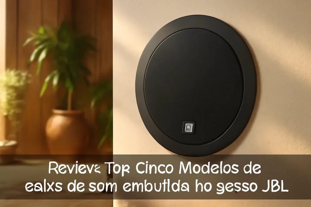Top Cinco Modelos de caixa de som embutida no gesso JBL