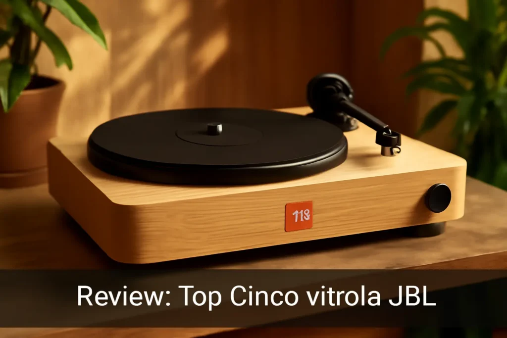 Top Cinco vitrola jbl